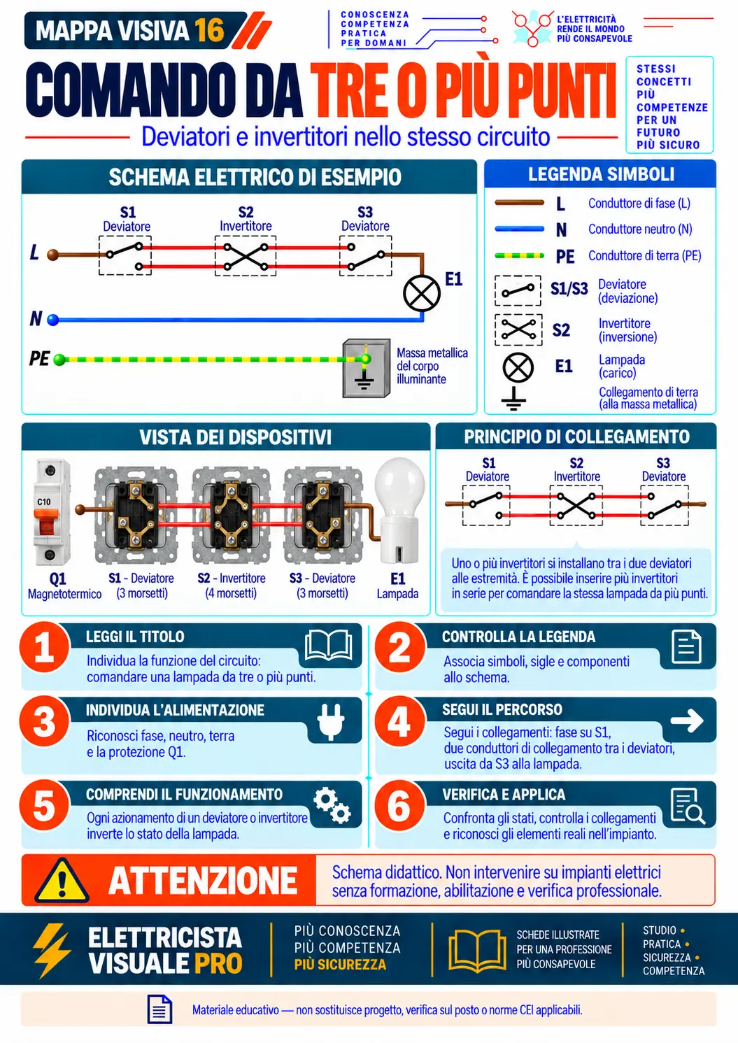 Comando da tre o più punti